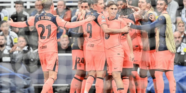 欧冠:拉什福德梅开二度,巴萨2-1客胜纽卡